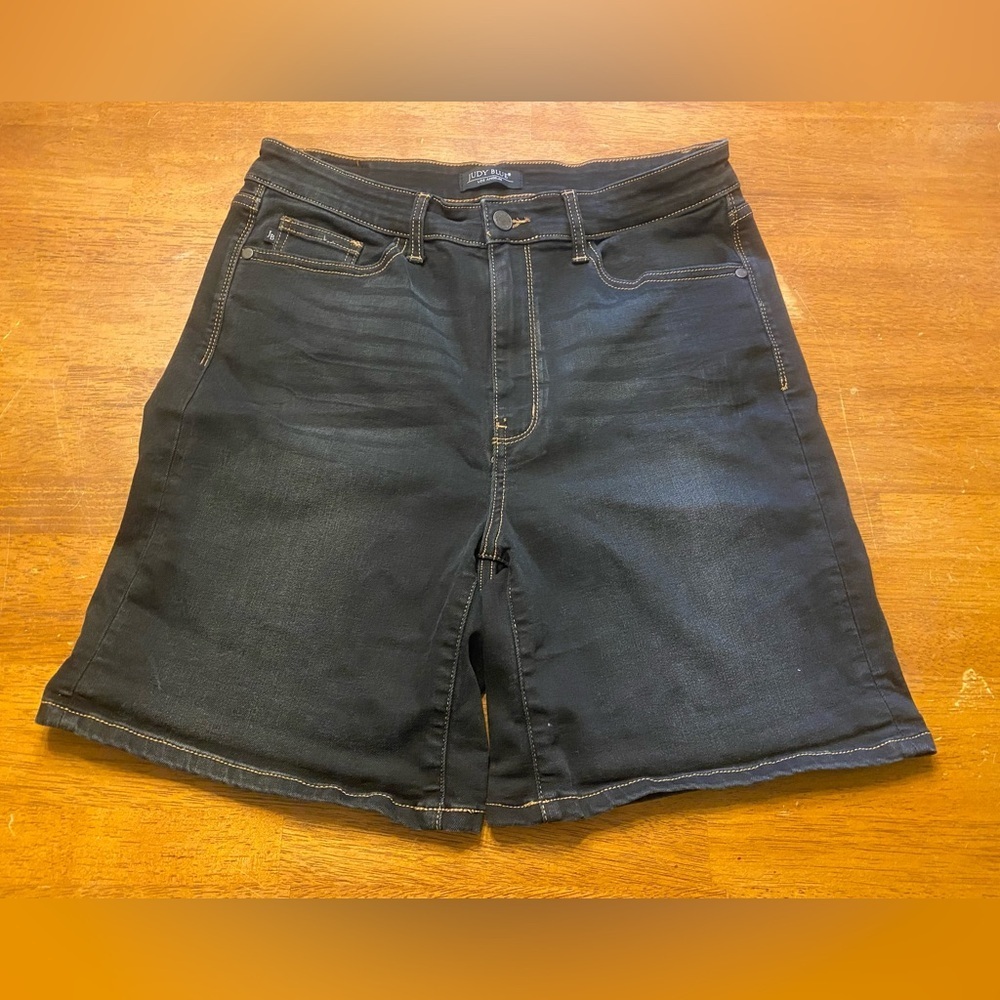 Judy Blue Dark Denim Shorts